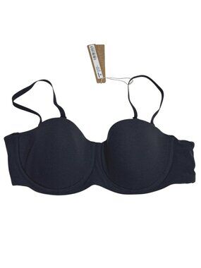 NWT Skims 38A Fits Everybody Strapless Bra (comes w straps) Onyx Black MSRP $54